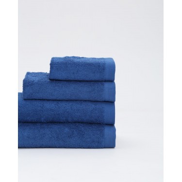 Βαμβακερή Μονόχρωμη Πετσέτα Joker 500gsm Sunbed | 90x200cm Μπλε Σκούρο