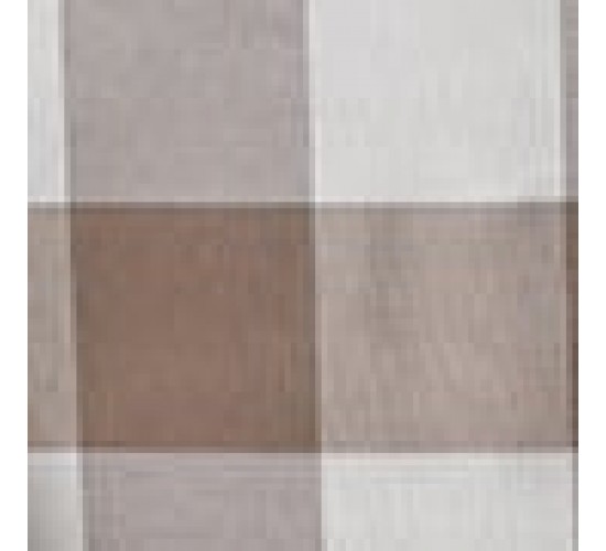 Τραπεζομάντηλο Cabanna με μεγάλο καρώ σχέδιο 4 ατόμων (135x135cm) Μπεζ