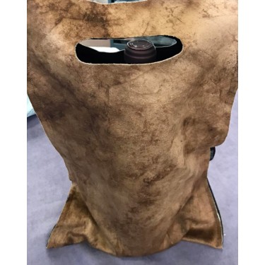 Μονόχρωμη Suede Μπουκαλοθήκη Mars 22x40cm One Size (22x40cm) Καφέ