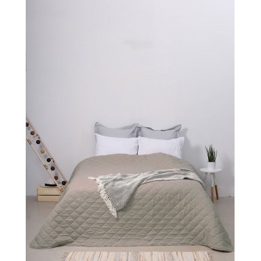 Καπιτονέ Κουβερλί Μικροΐνες Noble σε 6 Αποχρώσεις Μονή (160x240cm) Elephant