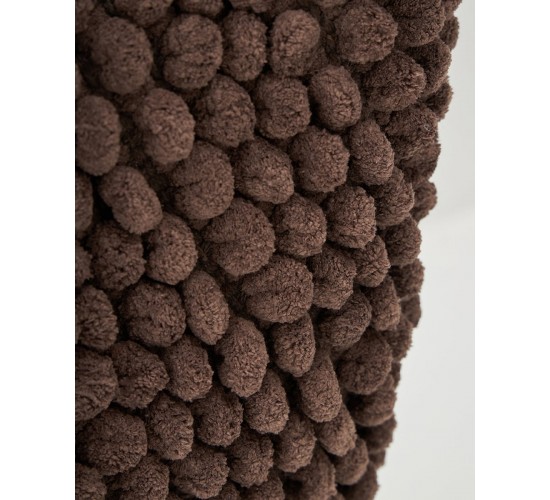 Ανάγλυφο Πατάκι Μπάνιου Bubble 60x120cm Σοκολά