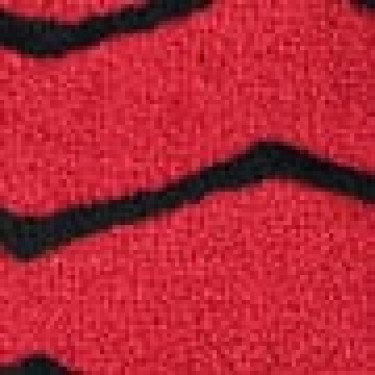 Micro Αντιολισθητικό Χαλάκι Μπάνιου Zig Zag 40x60cm 40x60cm Κόκκινο