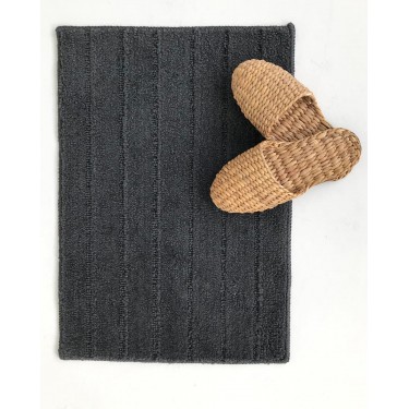 Micro Αντιολισθητικό Χαλάκι Μπάνιου Cozy 40x60cm 40x60cm Γκρι