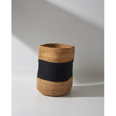 Δίχρωμο Καλάθι Πλεκτό Οικολογικό Pharae Μεγάλο