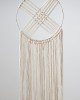 Boho Διακοσμητικό Τοίχου Macrame με Κρόσσια Orion 30x60cm Natural