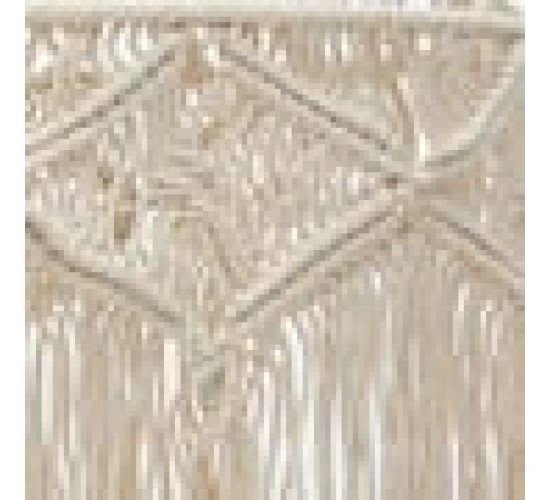 Boho Διακοσμητικό Οροφής Macrame με Κρόσσια Milo 40x61x10cm Natural