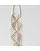 Boho Βαμβακερό Χειροποίητο Macrame Για Γλάστρα Cedar 99cm Μπεζ