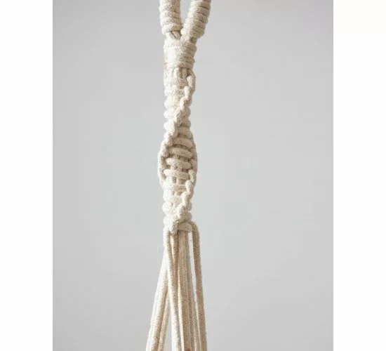 Boho Βαμβακερό Χειροποίητο Macrame Για Γλάστρα Enzo 99cm Μπεζ Boho Βαμβακερό Χειροποίητο Macrame Για Γλάστρα Enzo 99cm Μπεζ