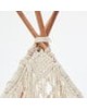 Boho Μακραμέ Διακοσμητική Τέντα Teepee Hale 122x122cm Natural