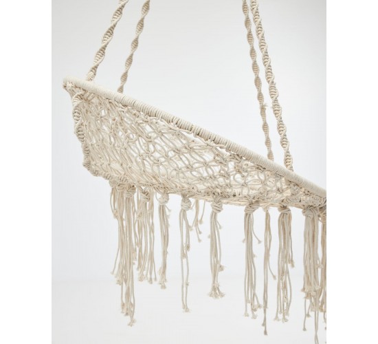 Boho Μακραμέ Μικρή Κούνια Sierra 120x80x60cm Natural Boho Μακραμέ Μικρή Κούνια Sierra 120x80x60cm Natural