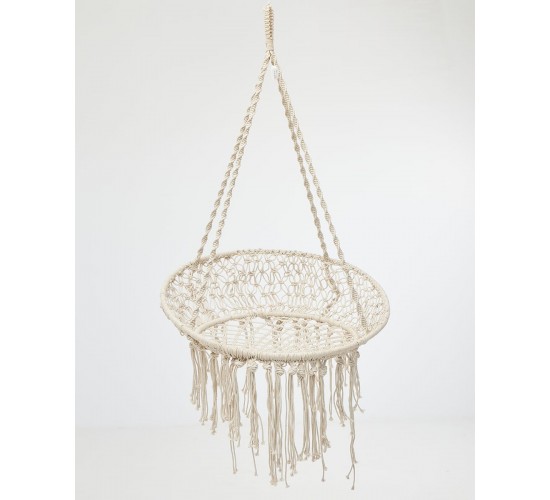 Boho Μακραμέ Μικρή Κούνια Sierra 120x80x60cm Natural Boho Μακραμέ Μικρή Κούνια Sierra 120x80x60cm Natural