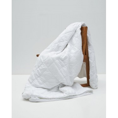 Microsilk Καπιτονέ Μονόχρωμο Κουβερλί Gentle Super Υπέρδιπλη (240x260cm) Άσπρο