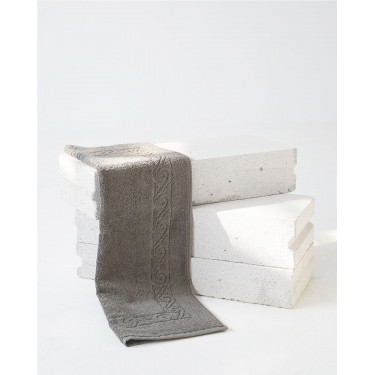 Βαμβακερό Πετσετέ Ανάγλυφη Φάσα Heron 50x75cm 50x75cm Σοκολά