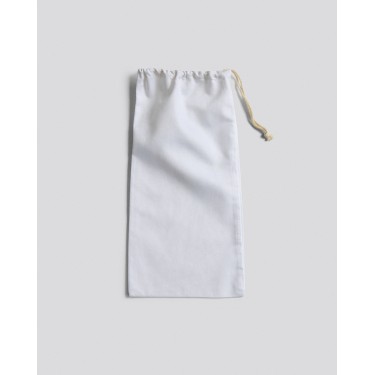 Βαμβακοσατέν Πουγκί Αποθήκευσης για Makeup, Accessories Mansion 14x30cm Άσπρο