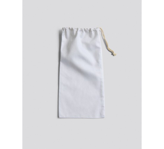 Βαμβακοσατέν Πουγκί Αποθήκευσης για Makeup, Accessories Mansion 14x30cm Άσπρο