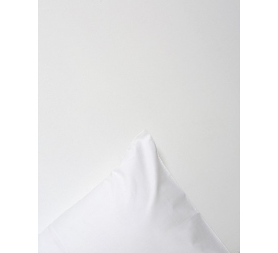Λευκή Απλή Ξενοδοχειακή Μαξιλαροθήκη Peak 52x72cm 52x72cm Άσπρο