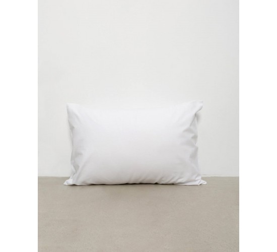 Λευκή Απλή Ξενοδοχειακή Μαξιλαροθήκη Peak 52x72cm 52x72cm Άσπρο
