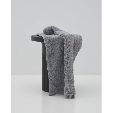 Βαμβακερό Πατάκι Μπάνιου Ανάγλυφη Φάσα Carine 50x70cm 50x70cm Γκρι