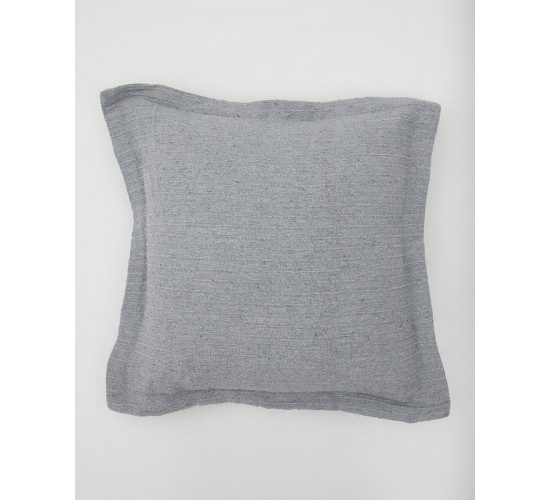 Διακοσμητική Oxford Μαξιλαροθήκη Καναπέ Δαπέδου Nairi 60x60 3cm Γκρι απαλό