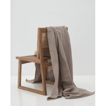 Μονόχρωμη Κουβέρτα Ριχτάρι Nairi σε 5 Αποχρώσεις California King (280x280cm) Μπεζ