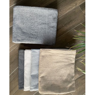 Μονόχρωμο Ριχτάρι Nairi σε 5 Αποχρώσεις Διθέσιος (170x240cm) Γκρι απαλό