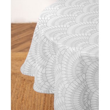 Τραβέρσα με Γεωμετρικό Σχέδιο Napoli 45x172cm Τραβέρσα (45x172cm) Γκρι