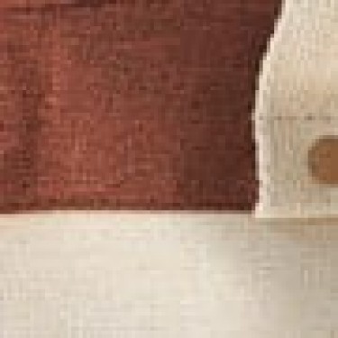 Boho Οικολογικό Λευκό Καλάθι με Σοκολά Φάσα Flynn 3 Μεγέθη Μεγάλο Άσπρο