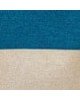 Boho Οικολογικό Λευκό Καλάθι με Μπλε Φάσα Dante 3 Μεγέθη Μεγάλο Άσπρο