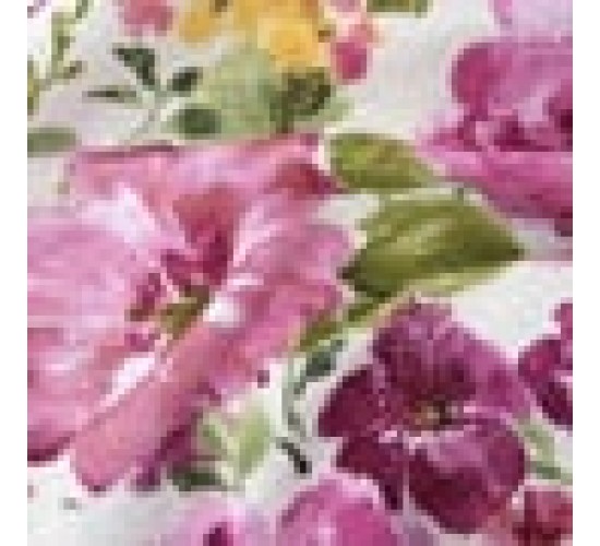 Φλοράλ Ύφασμα Φ280cm Araia Μωβ