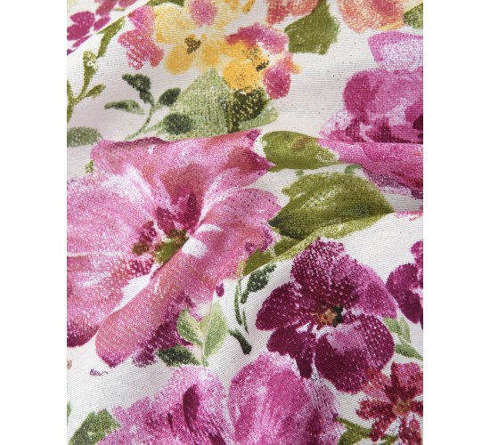 Φλοράλ Ύφασμα Φ280cm Araia Μωβ