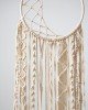 Boho Διακοσμητικό Τοίχου Macrame Ονειροπαγίδα με Κρόσσια Hazel 30x60cm Natural