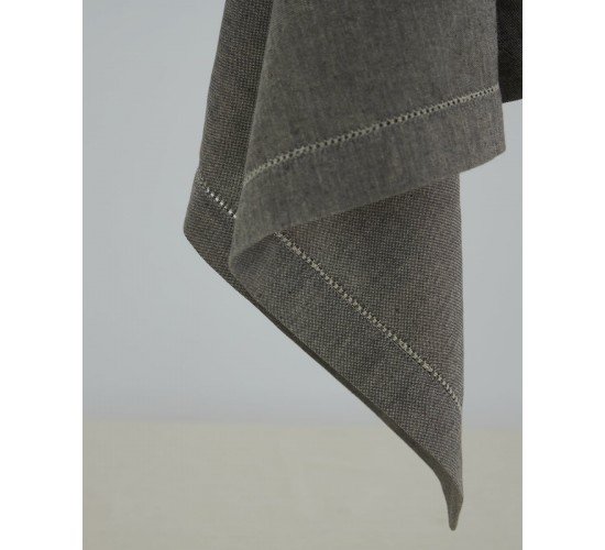 Μονόχρωμη Πετσέτα Φαγητού με Αζούρ Sintra 53x53cm 53x53cm Ανθρακί Μονόχρωμη Πετσέτα Φαγητού με Αζούρ Sintra 53x53cm 53x53cm Ανθρακί