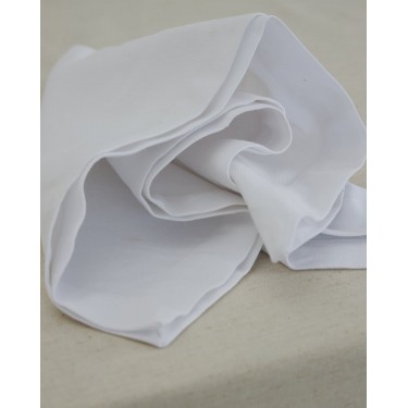 Μονόχρωμη Βαμβακερή Πετσέτα Φαγητού Γαλλική Γωνία Lagos 53x53cm 53x53cm Άσπρο