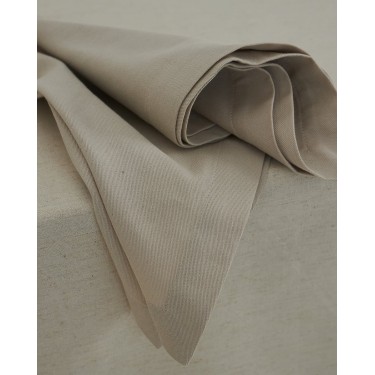 Μονόχρωμη Βαμβακερή Πετσέτα Φαγητού Γαλλική Γωνία Lagos 53x53cm 53x53cm Μπεζ