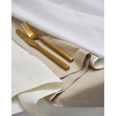 Μονόχρωμη Βαμβακερή Πετσέτα Φαγητού Γαλλική Γωνία Lagos 53x53cm 53x53cm Μαύρο