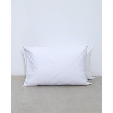 Βαμβακοσατέν Μαξιλαροθήκη Ύπνου Mansion 52x72cm 52x72cm Άσπρο