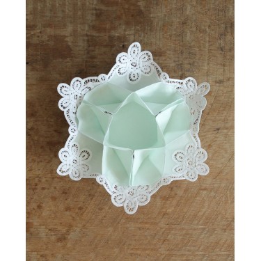 Βαμβακερό Βεραμάν Κάλυμμα Ψωμιέρας με Δαντέλα One Size Βεραμάν