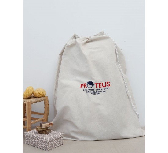 Επαγγελματικός Σάκος Απλύτων με Κορδόνι Monaco σε 6 Αποχρώσεις 50x90cm Μπεζ