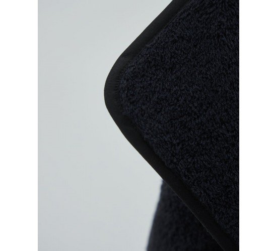 Βαμβακερή Αντιχλωριακή Μαύρη Λαβέτα με Ρέλι Joker 500gsm 25x25cm 25x25cm Μαύρο