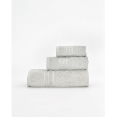 Βαμβακερή Πετσέτα Μονόχρωμη Wild Χειρός | 30x50cm Γκρι