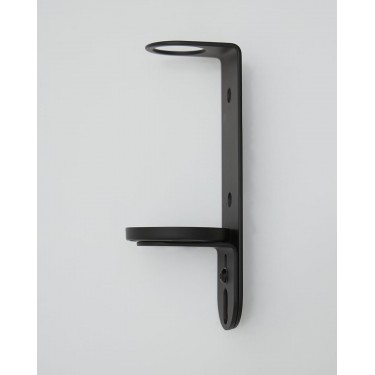 Μαύρη Μεταλλική Βάση Στήριξης Μπουκαλιού 300ml Bracket Pennie Professional One Size ( L17,2CMXW4,1CM) Μαύρο