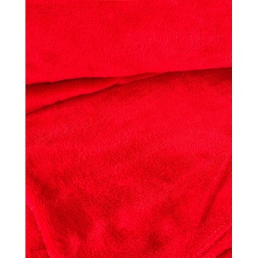 Βελουτέ Κουβέρτα Fleece Μετρίου Πάχους Arctic Καναπέ | 120x160cm Κόκκινο
