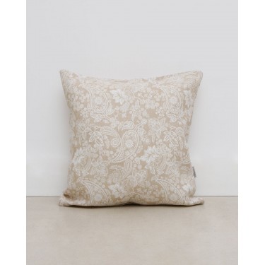 Διακοσμητική μαξιλαροθήκη Teramo με tribal σχέδιο 25x40cm Μπεζ