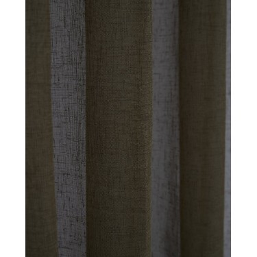 Μονόχρωμο Ύφασμα Beatrix Φ320cm σε 8 Αποχρώσεις Λαδί