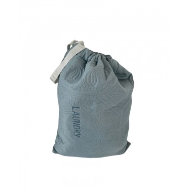 Microsilk Σάκος Απλύτων με Κέντημα Laundry Bag Nomas 30x50cm Άκουα