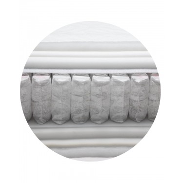 Ανατομικό Στρώμα Pocket με Αφρώδες Υλικό Zilly 90x200 23cm Άσπρο