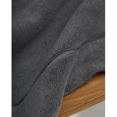 Βαμβακερό Πετσετέ Ανθρακί Πατάκι Μπάνιου Enok 850gsm 50x80cm 50x80cm Ανθρακί