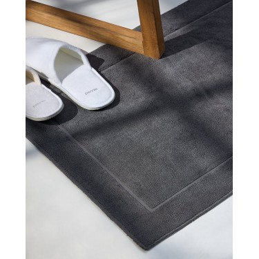 Βαμβακερό Πετσετέ Ανθρακί Πατάκι Μπάνιου Enok 850gsm 50x80cm 50x80cm Ανθρακί