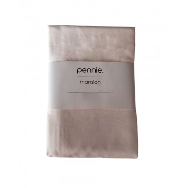 Βαμβακοσατέν Πανωσέντονο Mansion Super Υπέρδιπλη (245x282cm) Off White - Blush