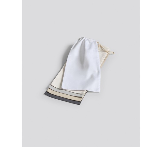 Βαμβακοσατέν Πουγκί Αποθήκευσης για Makeup, Accessories Mansion 14x30cm Ανθρακί